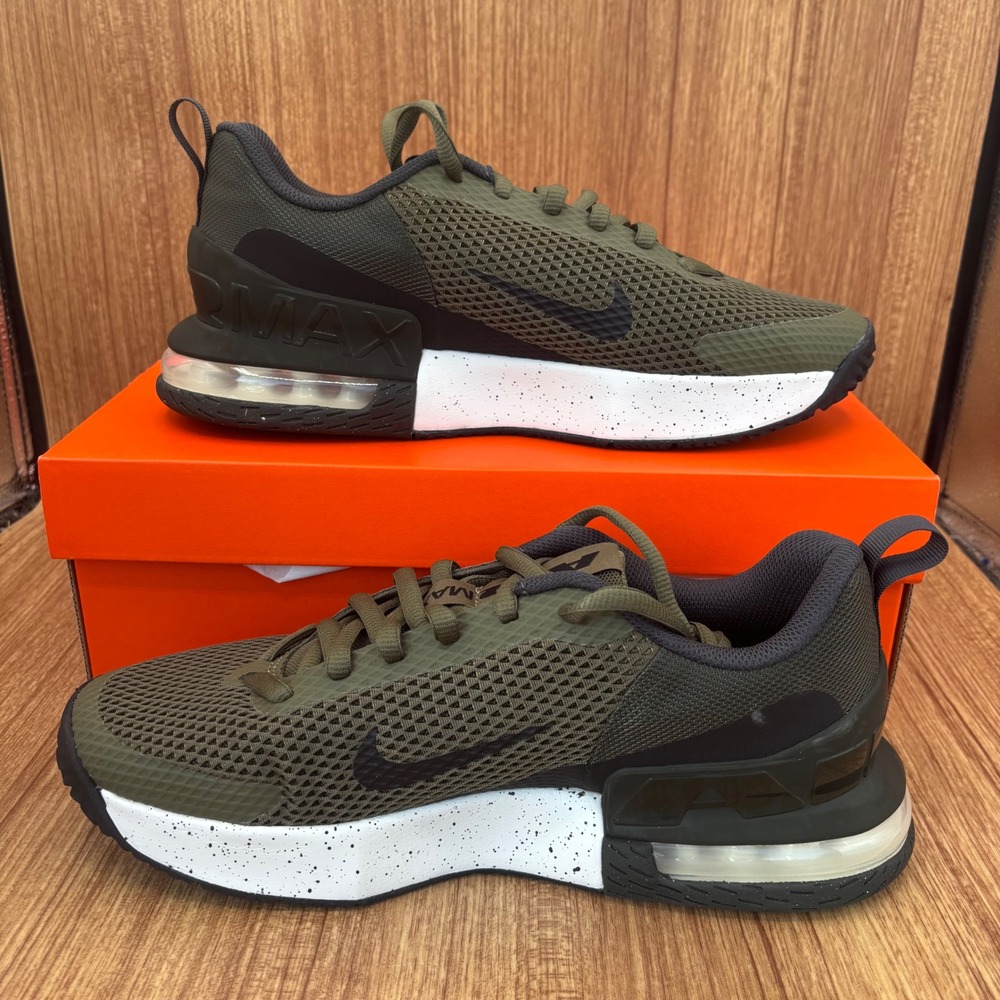 NEW Nike Air Max Alpha Trainer 6 Mens 9 Olive Black FQ1833-200 Training Shoes - Picture 2 of 7